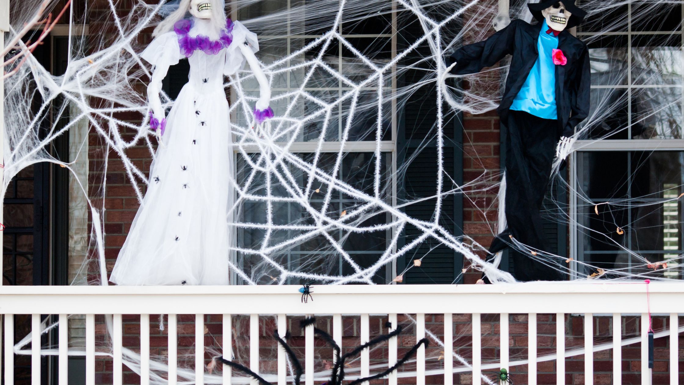 san antonio garage door decorations for Halloween