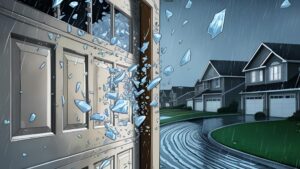 hail storm damage garage door san antonio helotes