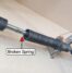 example of a broken torsion spring in a San Antonio garage